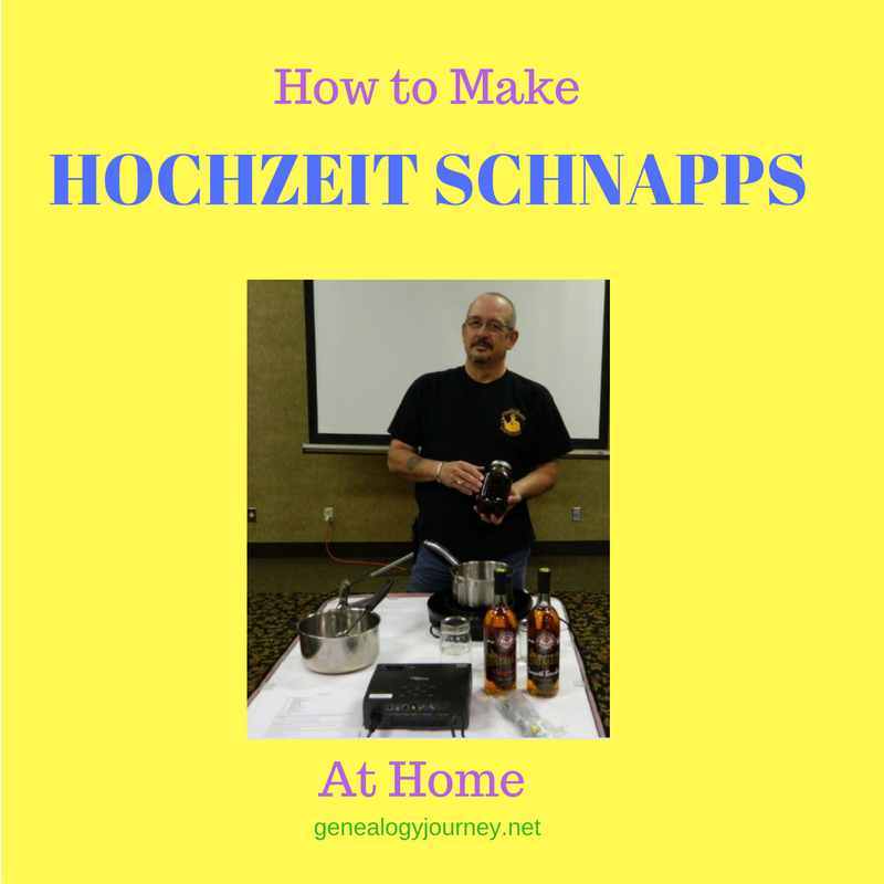 How to make Hockzeit Schnapps