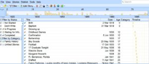 personal historian writing