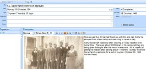 personal historian writing