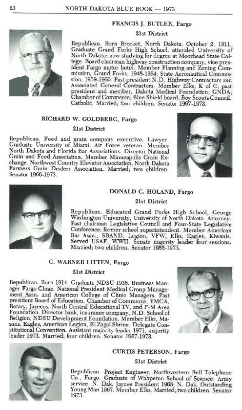 C. Warner Litten, 1973 Bluebook