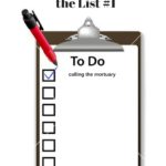 checking items off the list