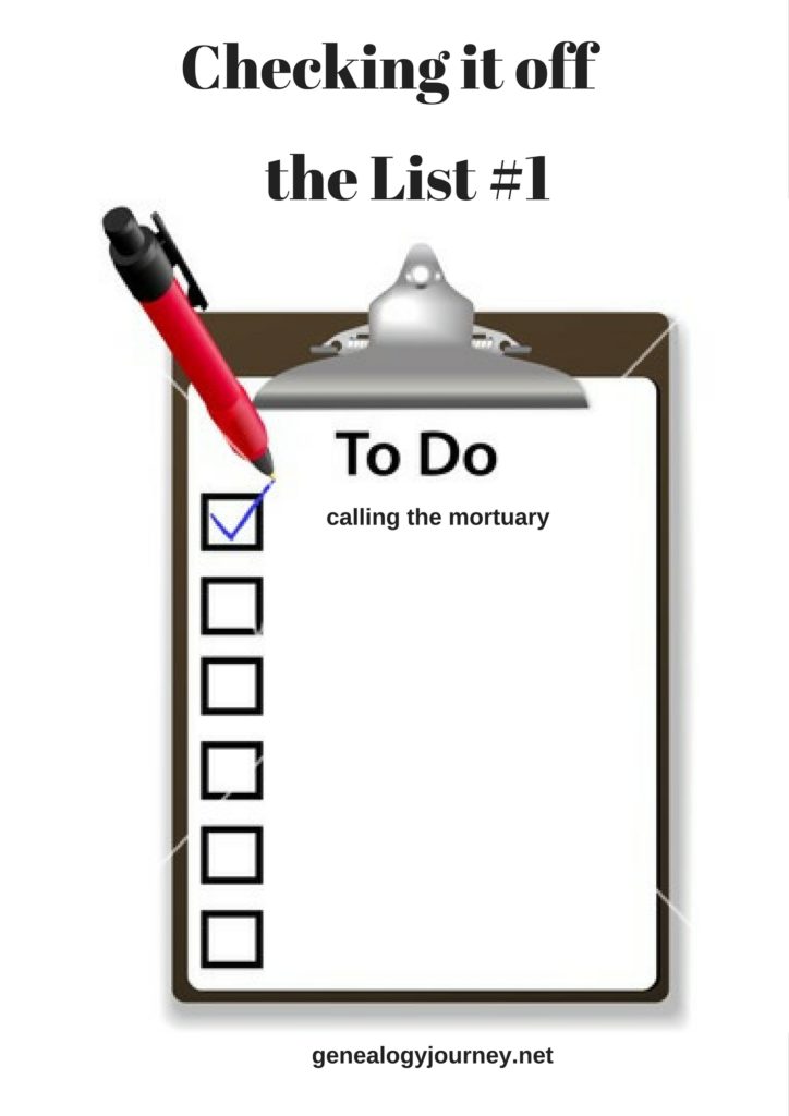 checking items off the list