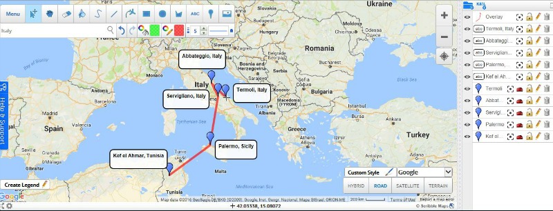  mapping military service