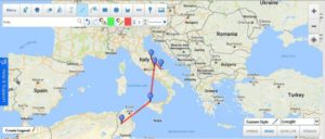 scribblemaps mapping military service