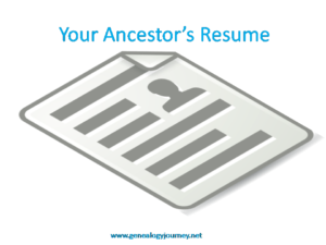 your ancestors resume