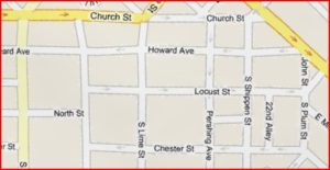map-of-church-and-chester-streets