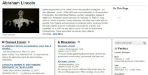 Abraham Lincoln biography