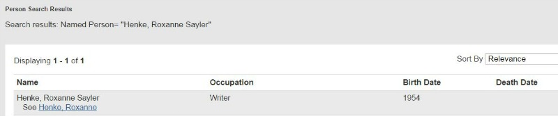 Roxanne Sayler Henke 