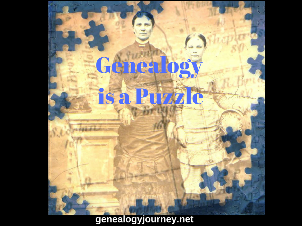 genealogy is a puzzle