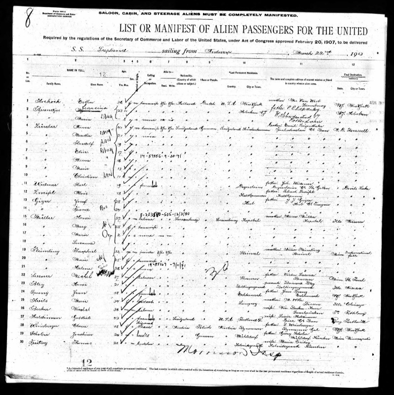 Anna Zurcher Koster (1897-1954)