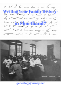 write your family history in shorthand