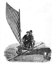 railway Velocipede With Sail